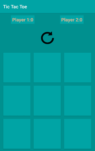 Tic Tac Toe game board with X and O marks