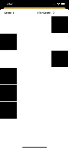 Tap Tiles game in action with score display