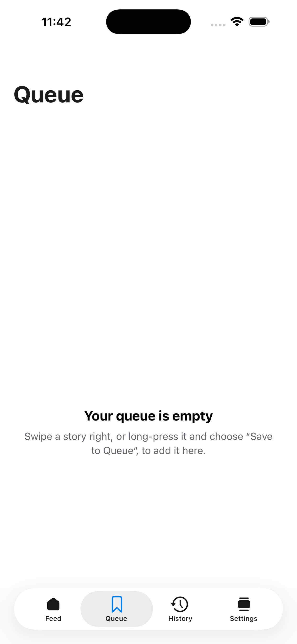 Hacker News Signal queue
